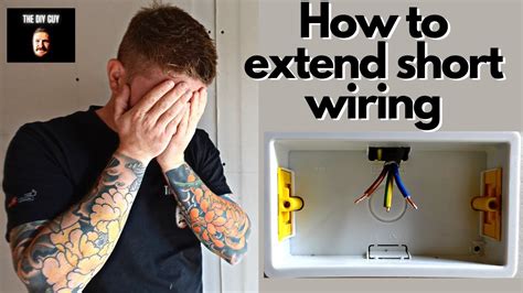 electrical wire in box broke and to short|how to fix short wires inside.